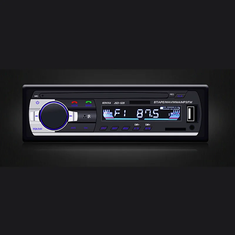 Автомобильный MP3-плеер Bluetooth U диска карты FM радио телефонные звонки в режиме Hands-free набор аксессуаров