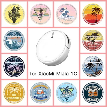 

Provide Customized Custom Vinyl Coconut Tree Sticker for xiaomi Robot Robotic 1C Mop Vacuum Cleaner Skin Spare Parts Accessories