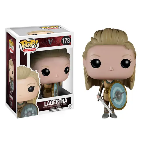 Pop Vikings 178 # LAGERTHA 177 RAGNAR LOTHBROK фигурка украшение Высокое качество Коллекция фигурок