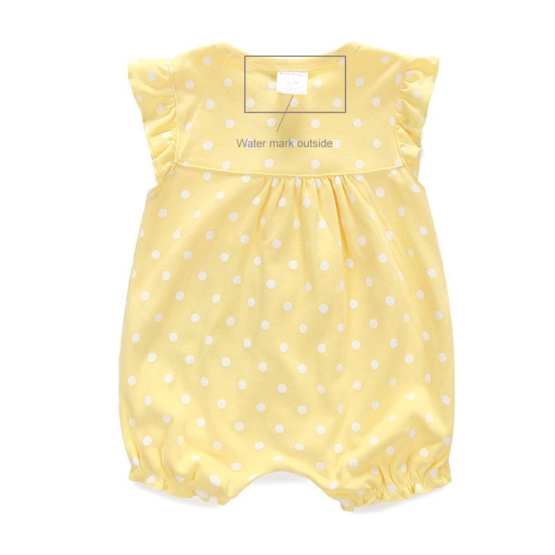 Мультфильм Одежда для новорожденных Roupas Bebe короткий рукав для маленьких девочек Одежда для новорожденных комбинезон детские комбинезоны