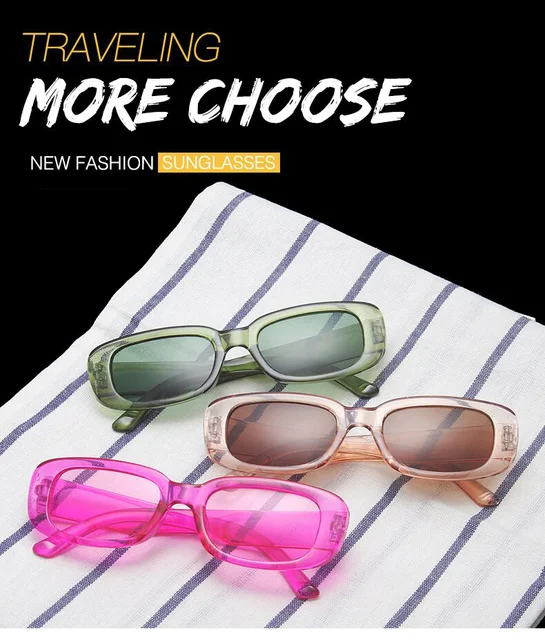 Gafas De sol cuadradas De marca De lujo para mujer, lentes rectangulares  pequeños De viaje, Retro, a la moda, 2021