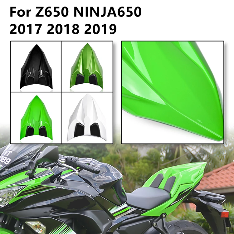 

For Kawasaki NINJA650 z650 Z Ninja 650 2017 2018 2019 High Quality Rear seat cover Rear Tail Section Seat Cowl Cover green black