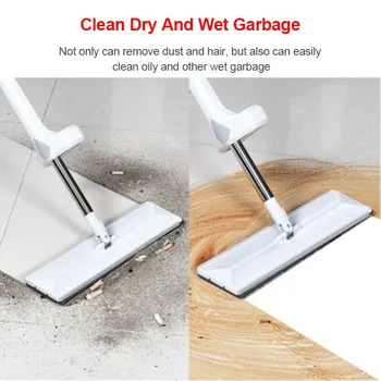 

Free Hand Washing Magic Mop Self-Wringing Flat Mop Lazy Home Cleaner Automatic 360Rotating Wooden Floor Household Cleaning