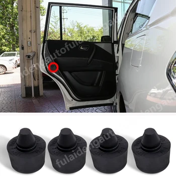 

4pcs For Nissan Armada Patrol Y62 2010-2019 Car 4-door Cushioning Granular Rubber Pad Car Styling Accessories