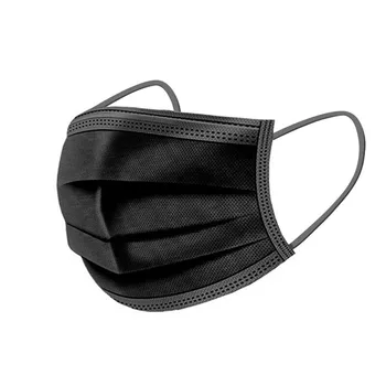 

10/15/25pcs Disposable Masks Solid Windproof Face Mask Adult Mask With Elastic Earloop Mouth Cover Maschere Mascarar