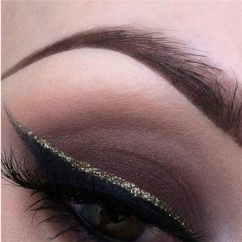 8 Color Liquid Eyeliner Glitter Pigments Metallic Smoky Eyeliner Eyeshadow Sparkling Liquid Eye Liner Makeup Cosmetics Tools
