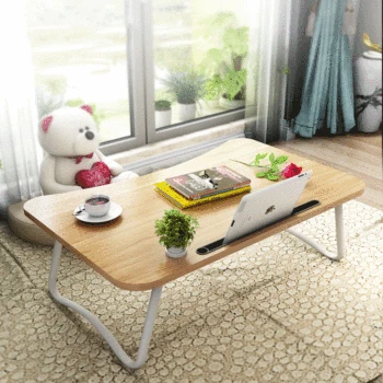 

Simple and modern student dorm multifunctional folding desk Laptop computer desk plastic bed lazy table dining table
