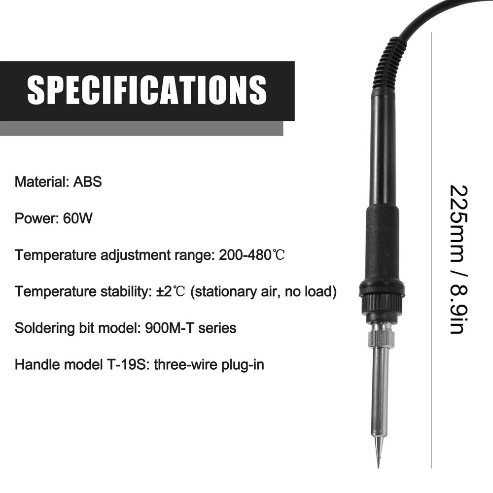 

Hot New T-19D Mini Portable Digital Constant Temperature Soldering Station Electric Soldering Iron Set with Temperature Display