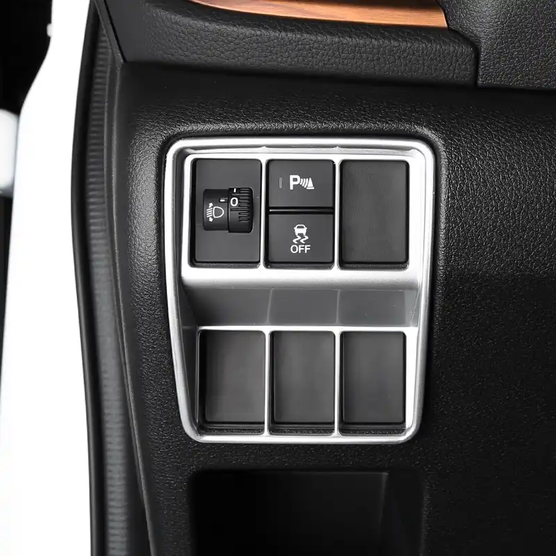 Автомобильный выключатель фар декоративный наклейки для Honda CRV 2017 2018 2019 ABS