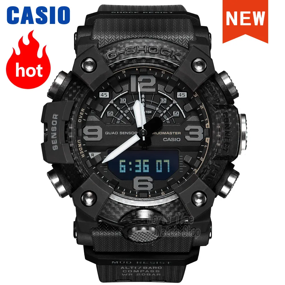 

Часы Casio Мужские, G-SHOCK, лучший бренд, роскошный набор, водонепроницаемые, спортивные, кварцевые, светодиодсветодиодный, цифровые, военные, bluetooth наручные часы