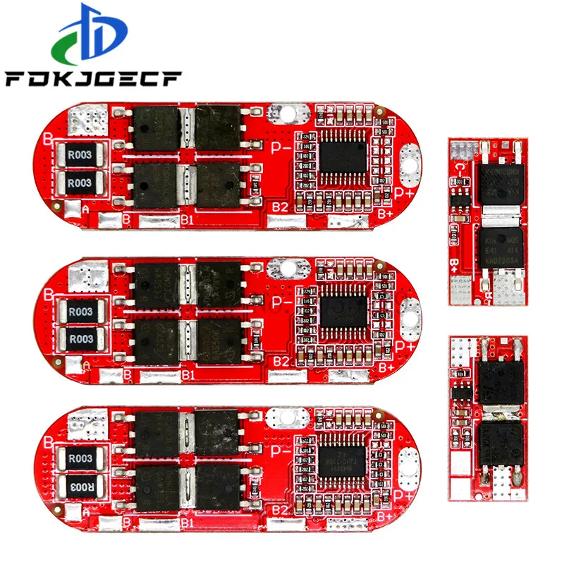 Защитный модуль печатной платы Bms 1s 2s 10a 3s 4s 5s 25a 18650 устройство для защиты