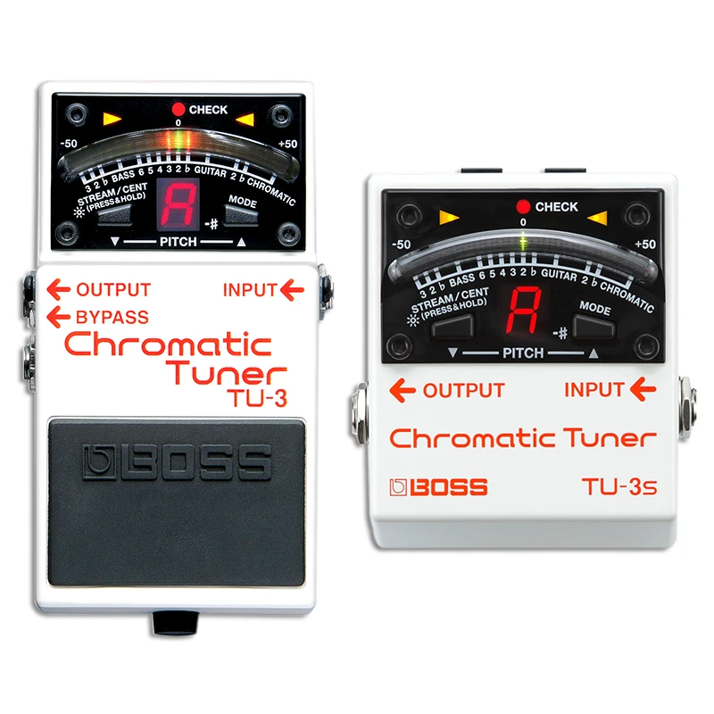 BOSS TU-3/TU-3S Guitar Chromatic Tuner Guitar Effect Pedal for Guitar and  Bass