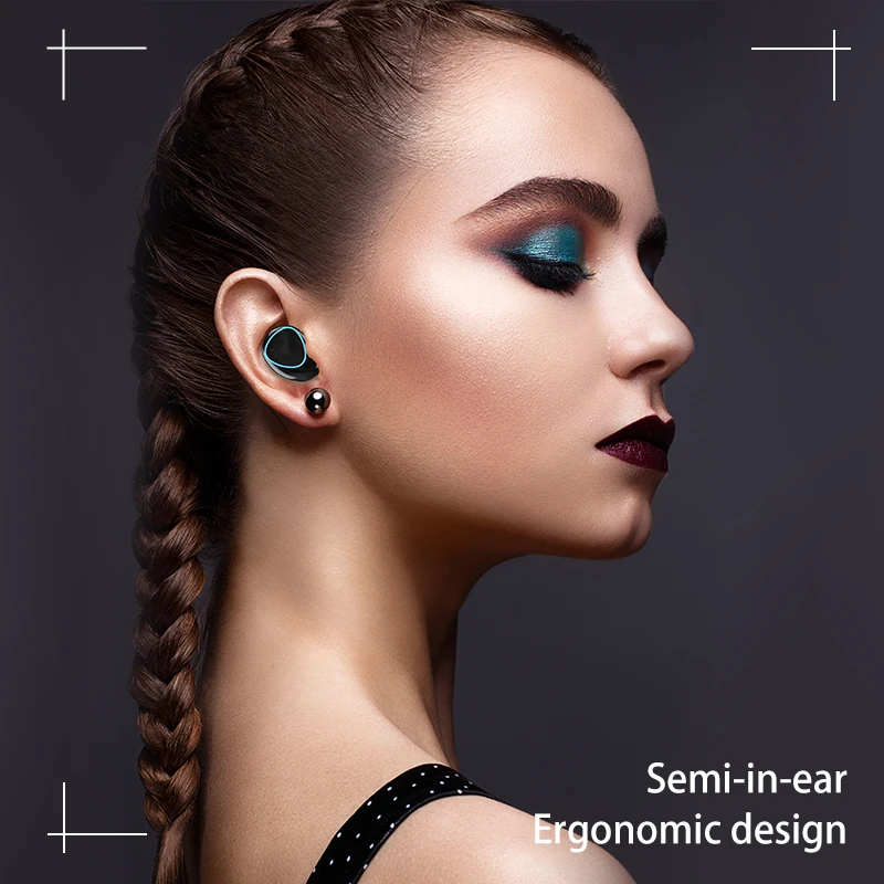 TWS Bluetooth V5 1 Headphones Stereo Sports Wireless Earphones with Dual Microphone oordopjes draadloos for huawei xiaomi iphone