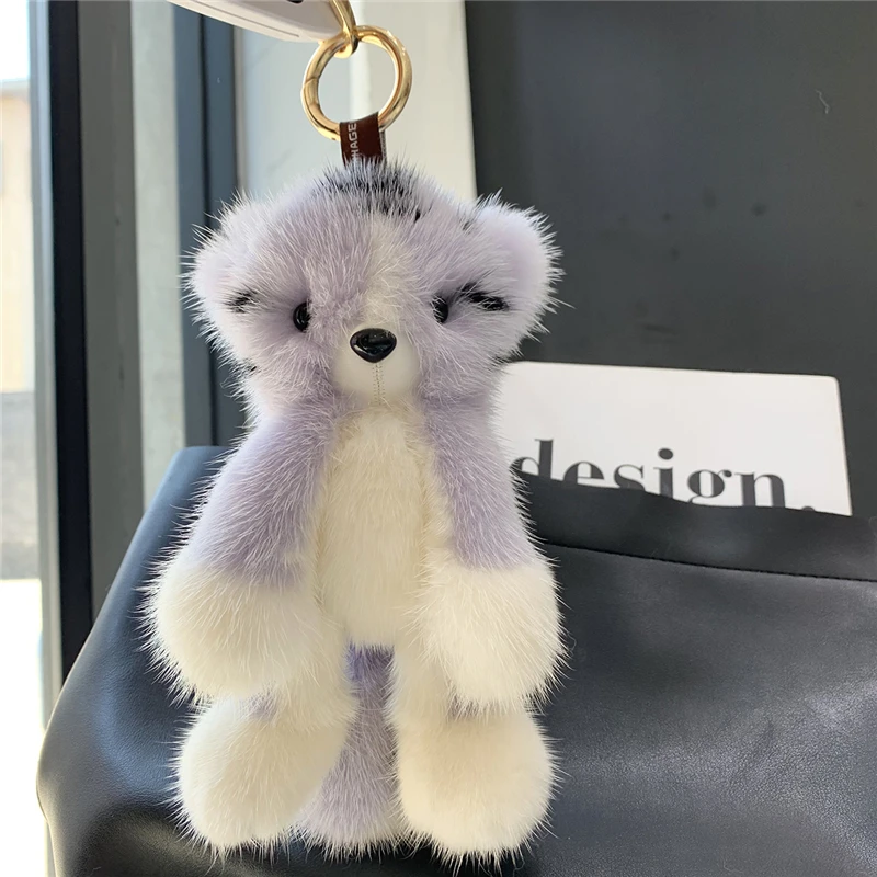 Free Shipping Luxury Bear Handbag Purse Charm Keychain 