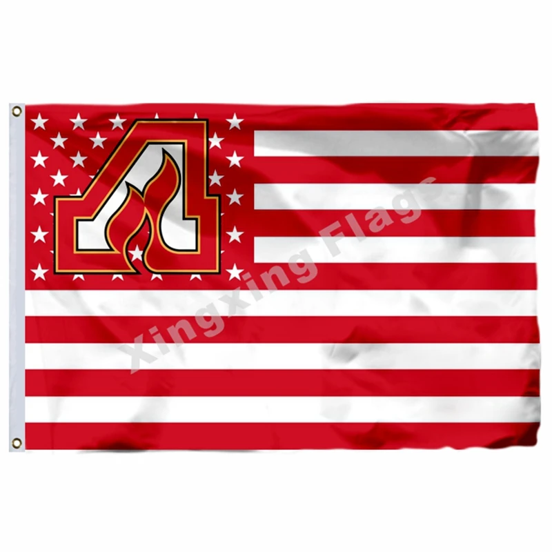 Adirondack Flames Charlotte Checkers флаг баннер ahl с модифицированным флагом США 3ft X 5ft полиэстер летающий размер 90X150 см - Цвет: Adirondack Flames