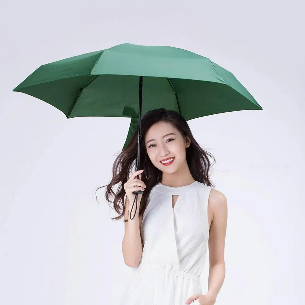 XIAOMI MIJIA Солнечный зонт портативный пять раз негабаритный зонтик Солнцезащитный ветрозащитный УФ Дождь алюминиевый мужской женский пляжный зонт