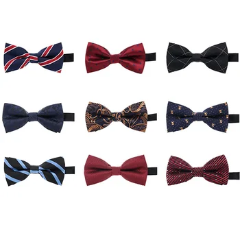

Men Business Men's Bow Tie Wedding Bowknot Bowtie Stripe Printed Dot Bow Ties For Party Accessories
