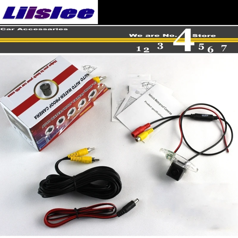 Liislee Car Camera For Saturn Outlook 2007~2010 High Rear View Back Up Waterproof Camera PAL NTSC Tuning CCD RCA Connector5