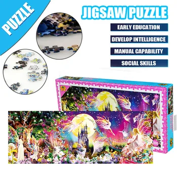 

Puzzles 1000 Piece Adults Landscape Puzzle Game Interesting Toys 35.6x13.6 Inch kids games educational Toys