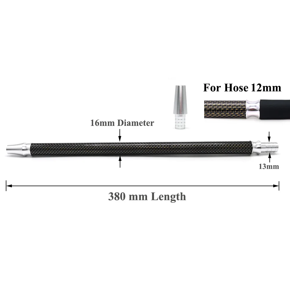 LOMINT Carbon Fiber Hookah Mouthpieces shisha Hose Accessories