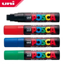 2 шт./партия Mitsubishi Uni PC-8K Краски маркер для белой доски-широкий Tip-8mm 15 цветов маркер письменные принадлежности Офисная школьные принадлежности