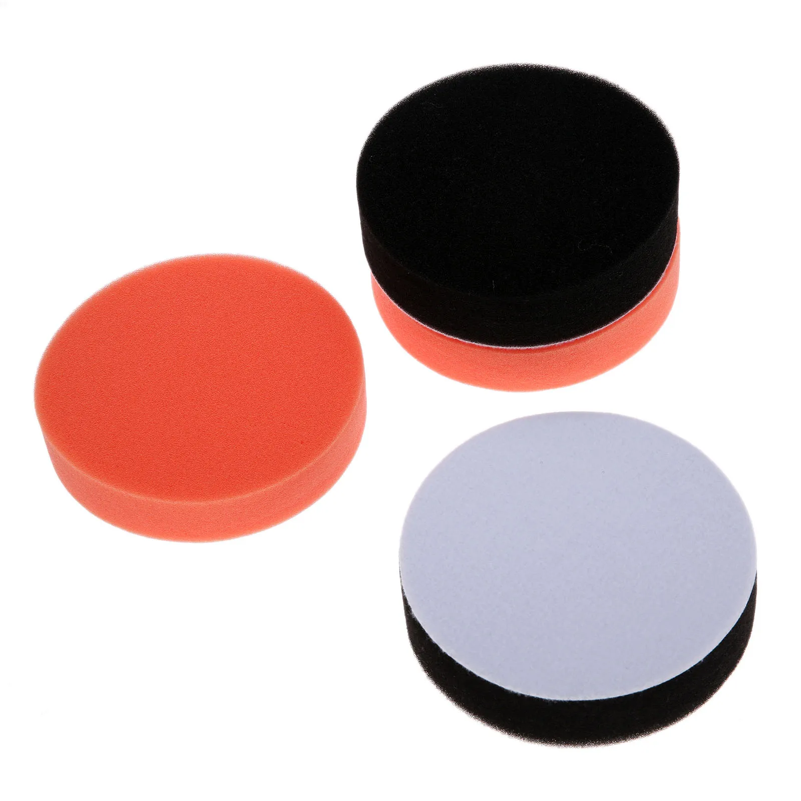 Yetaha 12Pcs 5/6/7" Buffing Sponge Polishing Pad Kit Set For Car Polisher Buffer Wax Car Detailing Cleaning Wheel