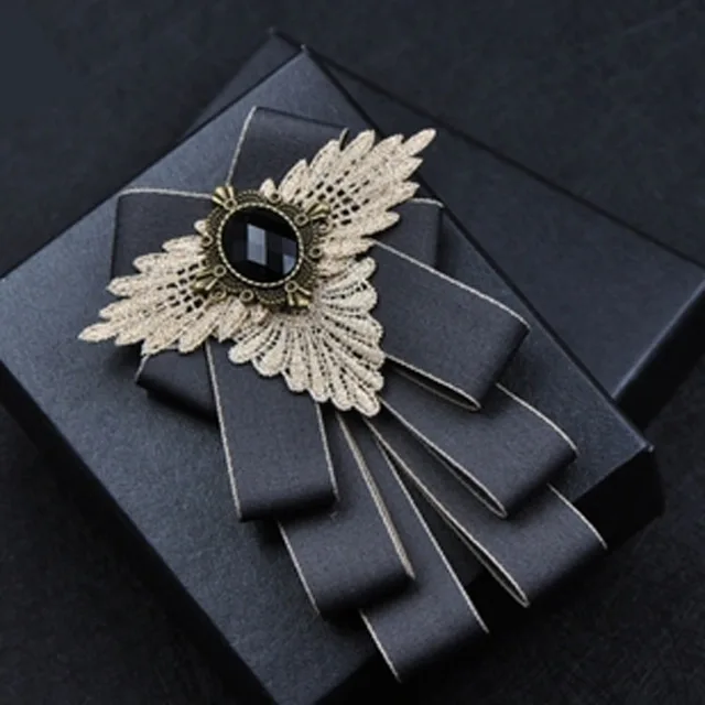 British New Fashion Men's Wedding Performance Groom Wedding-Party Flower Collar Bow Tie Pocket Towel Square Set Men Accessories Grey