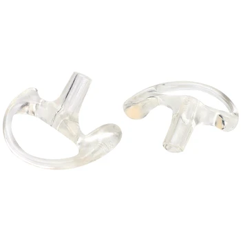 

Portable Replacement Soft Silica Gel Transparent Ear Mould Long Service Earplug Ear Moulds For Most Coil Tube Audio Kits
