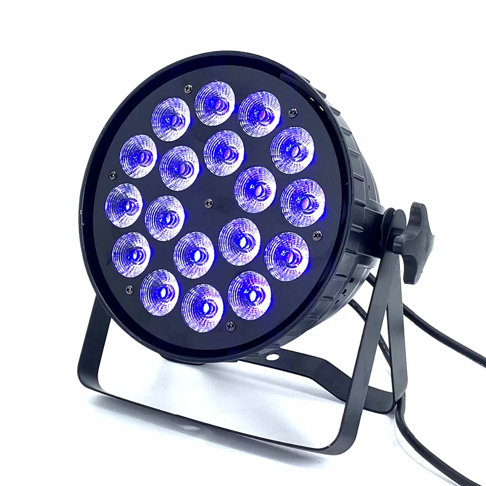 2 шт./лот 18x12 Вт RGBW/18x15 Вт RGBWA Led Par Светильник DMX сценический светильник s деловой светильник s Профессиональный плоский Par может для вечерние дискотеки KTV