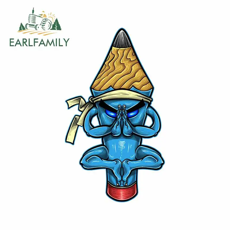 EARLFAMILY 13 см x 7 для буддийского Мандала Водонепроницаемый автомобильные наклейки