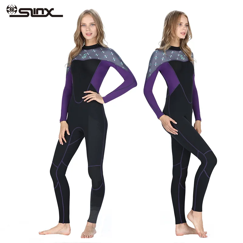 

2018 New Style Long Sleeve One-piece Diving Suit Women's 2mm Warm UV-Protection Swimming Surfing Diving Suit Currently Available