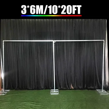 

3M X 6M Wedding Background Frame Wrought Iron Decorative Flower Stand Custom Wedding Square Arch Shelf Wedding Decor
