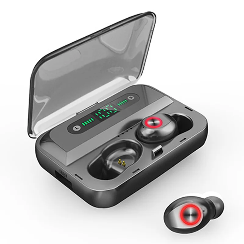 T10B беспроводная Bluetooth гарнитура 6D стерео гарнитура HiFi спортивные наушники-вкладыши беспроводная водонепроницаемая гарнитура с внешним аккумулятором