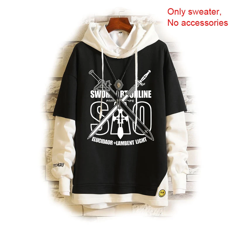Alicization Sudadera con capucha hombre y mujer, suéter Unisex con estampado de la guerra del mundo submarino, Kirigaya, Kazuto, Sword Art Online|Disfraces de anime| - AliExpress