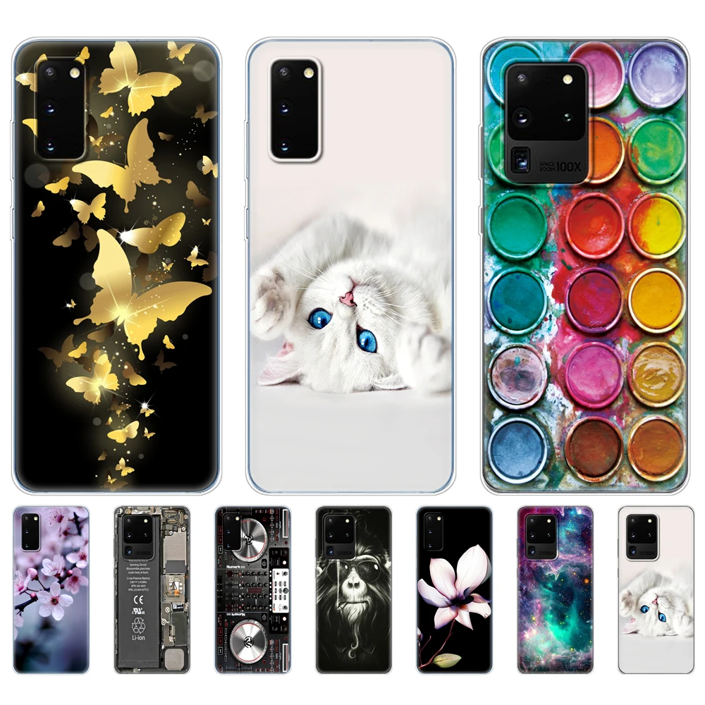 Силиконовый чехол для Samsung Galaxy S20 мягкий из ТПУ телефона PLUS Ultra S 20 +|Бамперы| |