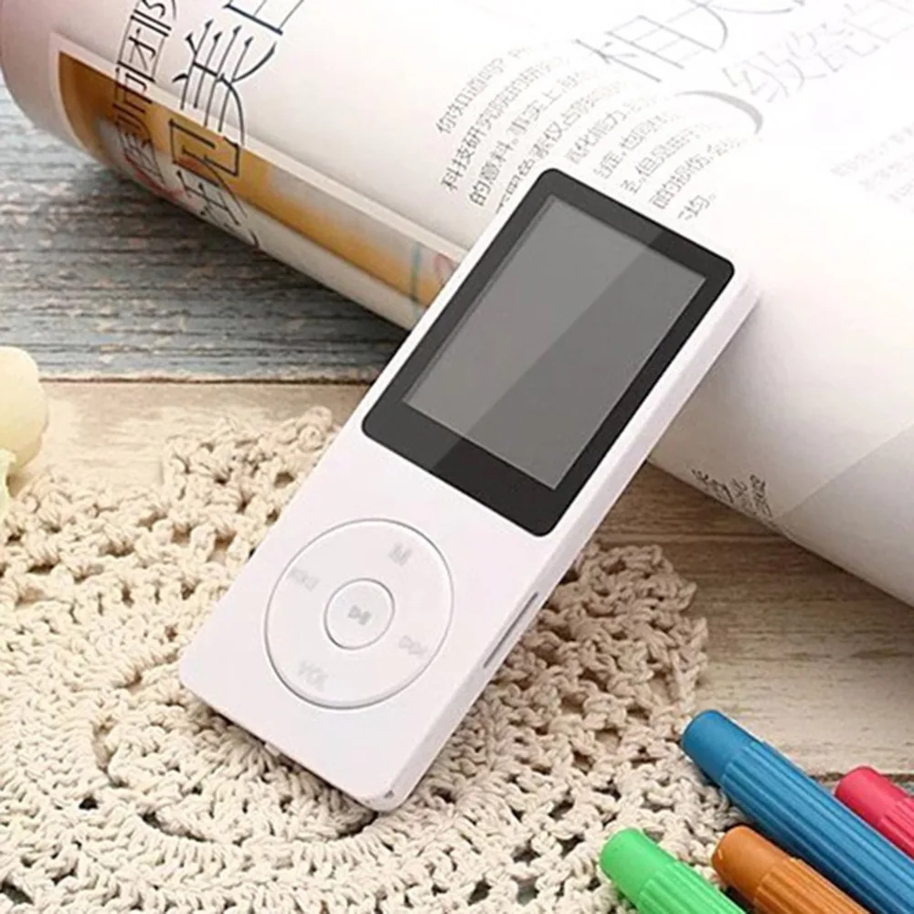 Ультратонкий MP3-плеер колонки может воспроизводить 80H Lossless портативный walkman с радио FM Запись Hi-Fi Musik плеер