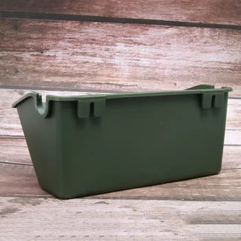 

2PCS Outdoor Vertical Wall Planter Wall Pot Creative Wall Mount Living Background for Hall Balcony Garden Mall (Green)