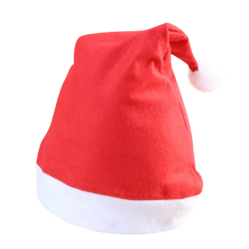 2pc Christmas Hat Children Baby Santa Hat for Christmas Festive Party New Year Gift Decor Soft Plush Caps christmas beanie hat