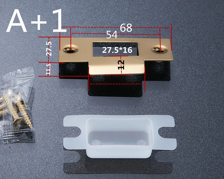 Room Door Locks Lock Body Guide Piece Wooden Door Special Lock Piece Buckle Plate Edge Str cabinet locks