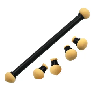 

Double End Nail Art UV Gel Polish Color Gradient Brush with 4 Sponge Head Transfer Stamping Blooming Pen Manicure Tools (Black)