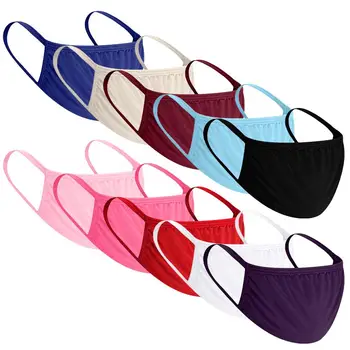 

10PC Anti-dust Reusable Mouth Cloth Mask Mouth Cover For Man And Woman Washable Face Mask For Cycling Camp Mascarillas