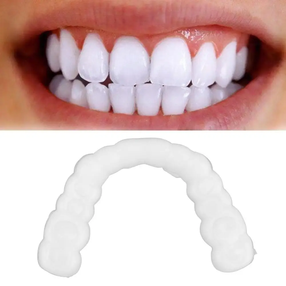 Практичный дизайн для мужчин и женщин зуб мгновенный идеальный улыбка комфорт подходит для гибких зубов подходит для отбеливания улыбки накладные зубы крышка