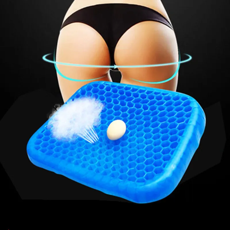 Модная 3D гелевая Подушка для льда нескользящая мягкая и удобная уличная