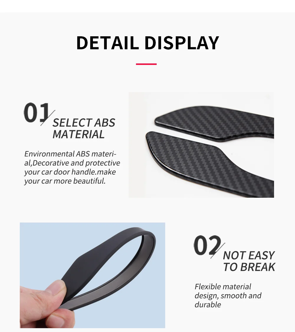 Car Door Handle Cover for Tesla Model Y