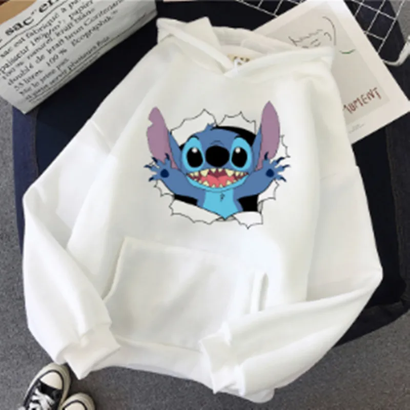 Disney женские с рисунком героев из мультфильмов сезон осень-зима Свитер капюшоном