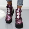 SARAIRIS 2022 big size 43 thick platform autumn winter shoes women fashion Punk Street Cosplay ankle boots ► Photo 2/6