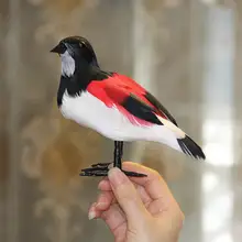 Имитация птицы пена перо птица украшение инновационный перо кукла для газонов животных Сад реквизит птица Искусственный Пена птица садоводство