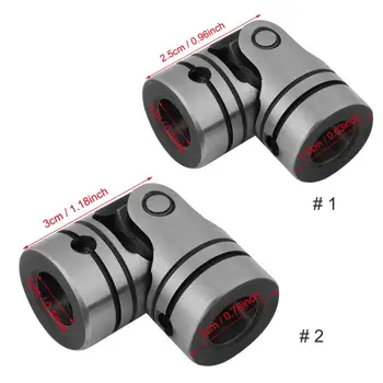

Universal Shaft Joint Diameter 16mm/20mm Shaft Coupling Motor Connector DIY Steering Steel Universal Joint