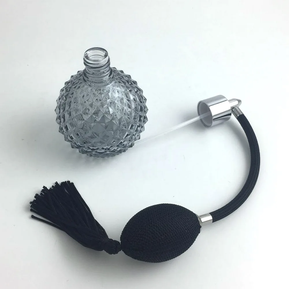 Новинка,, 100 мл, прозрачный кристалл, флакон духов, длинный спрей, кисточки, распылитель, насос многоразового использования, стеклянные флаконы SMR88