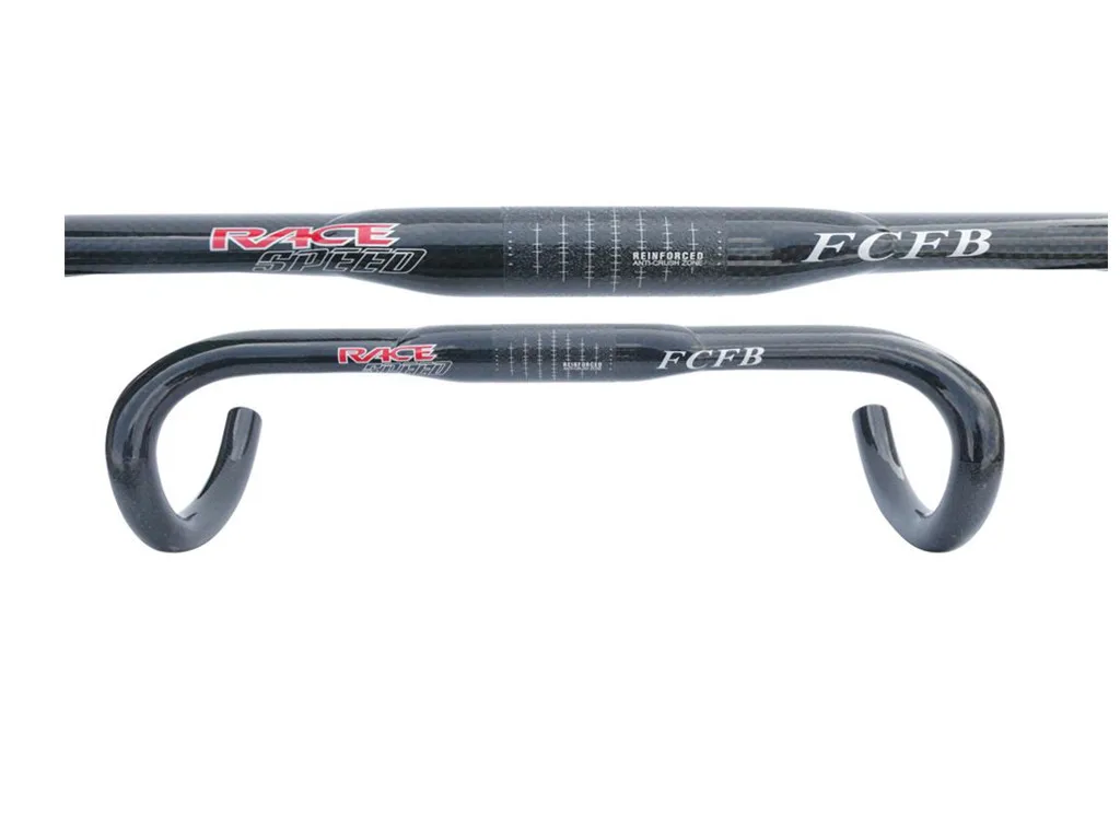 

Матовый углеродный руль FCFB race speed 3K, руль шоссейного велосипеда, руль руля 380/ 400/ 420/440 мм, руль велосипеда